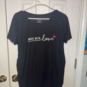 Time and Tru Gray Maternity Top